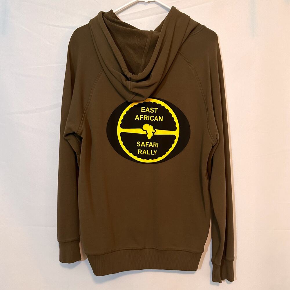 PERIOD CORRECT P.C. Rally Service Safari Olive Hoodie Sz. M - Picture 2 of 3